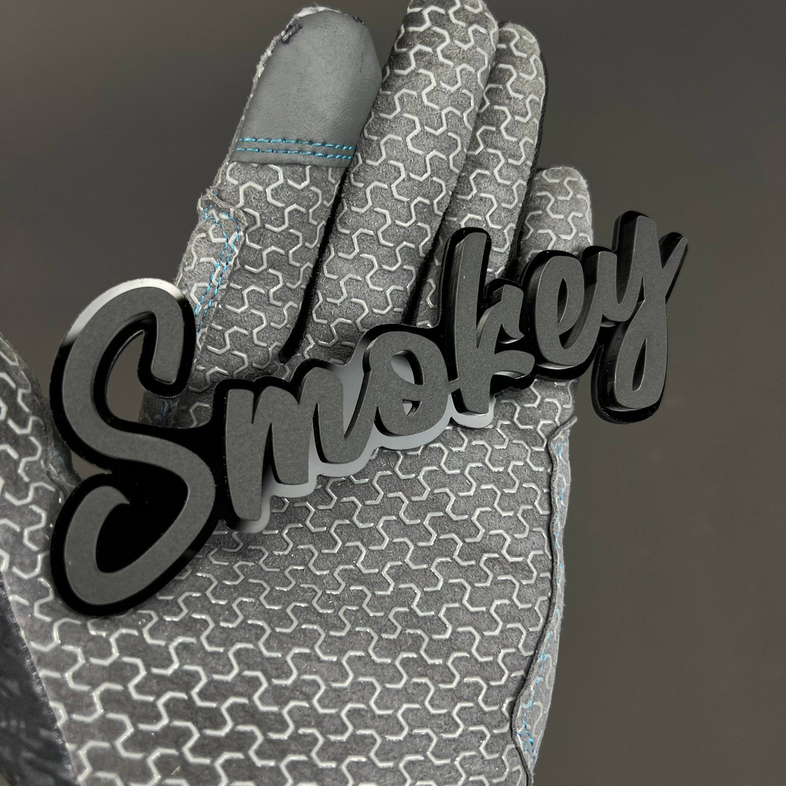 1PC SMOKEY Badge – 3D Acrylic Car Truck Fender Tailgate Emblem Decal