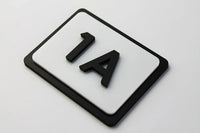 Modern House Signs Plaques Door Numbers 1 - 999 Personalised Name Plate