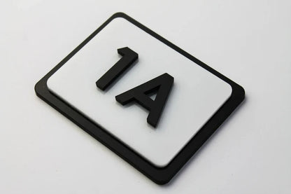 Modern House Signs Plaques Door Numbers 1 - 999 Personalised Name Plate