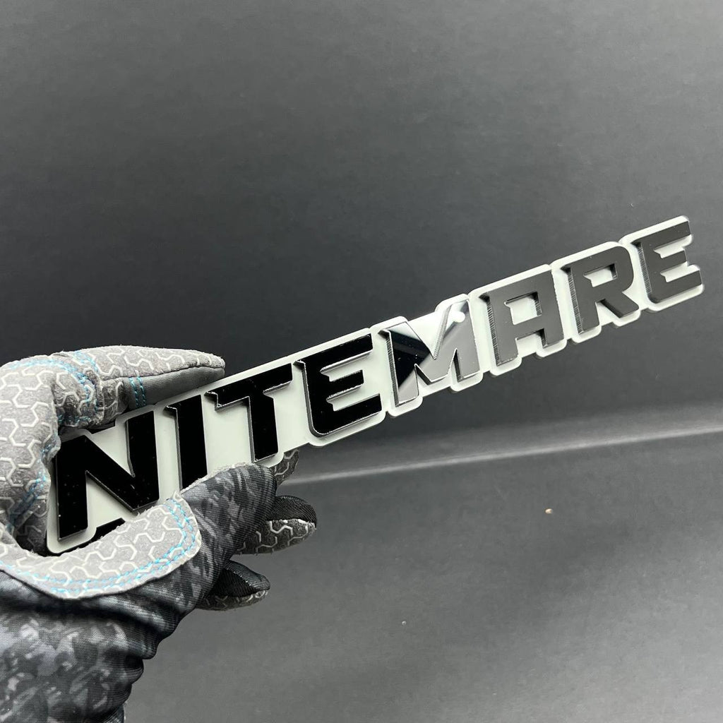 1PC NITEMARE 3D Emblem Custom Badge Sticker for Car SUV TRUCK