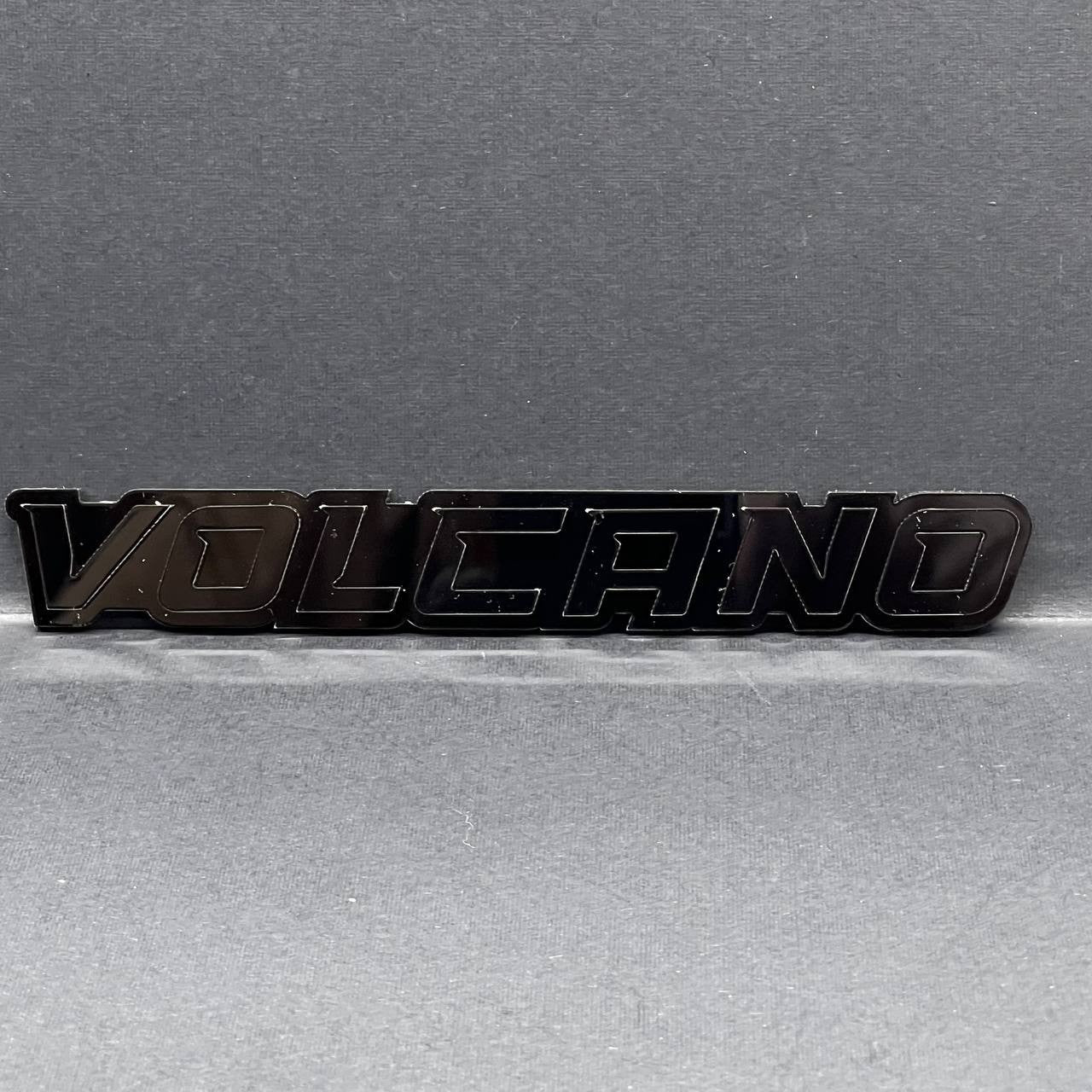 1PC VOLCANO Badge – 3D Acrylic Multicolor Car, Truck & SUV Fender Decal