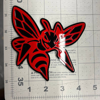 Hornet Bee 3D Acrylic Emblem Set – Custom Aggressive Fender Badges (2PCS)