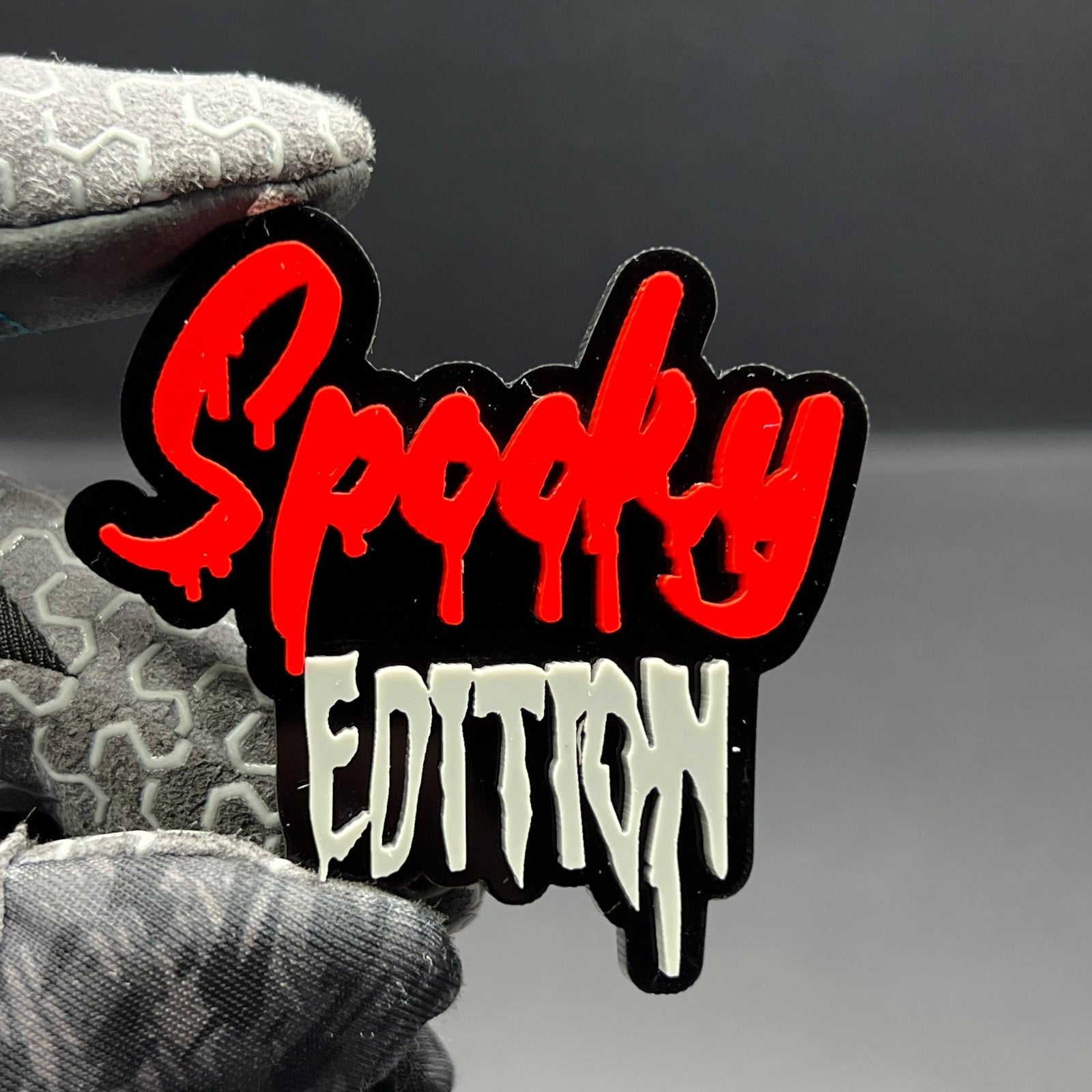 1PC Spooky Edition Emblem – Durable 3D Multicolor Acrylic Tailgate Badge
