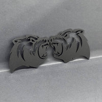 Bear Emblem Badge for Car Truck, Set of 2 Angry Aggressive Fender Badges