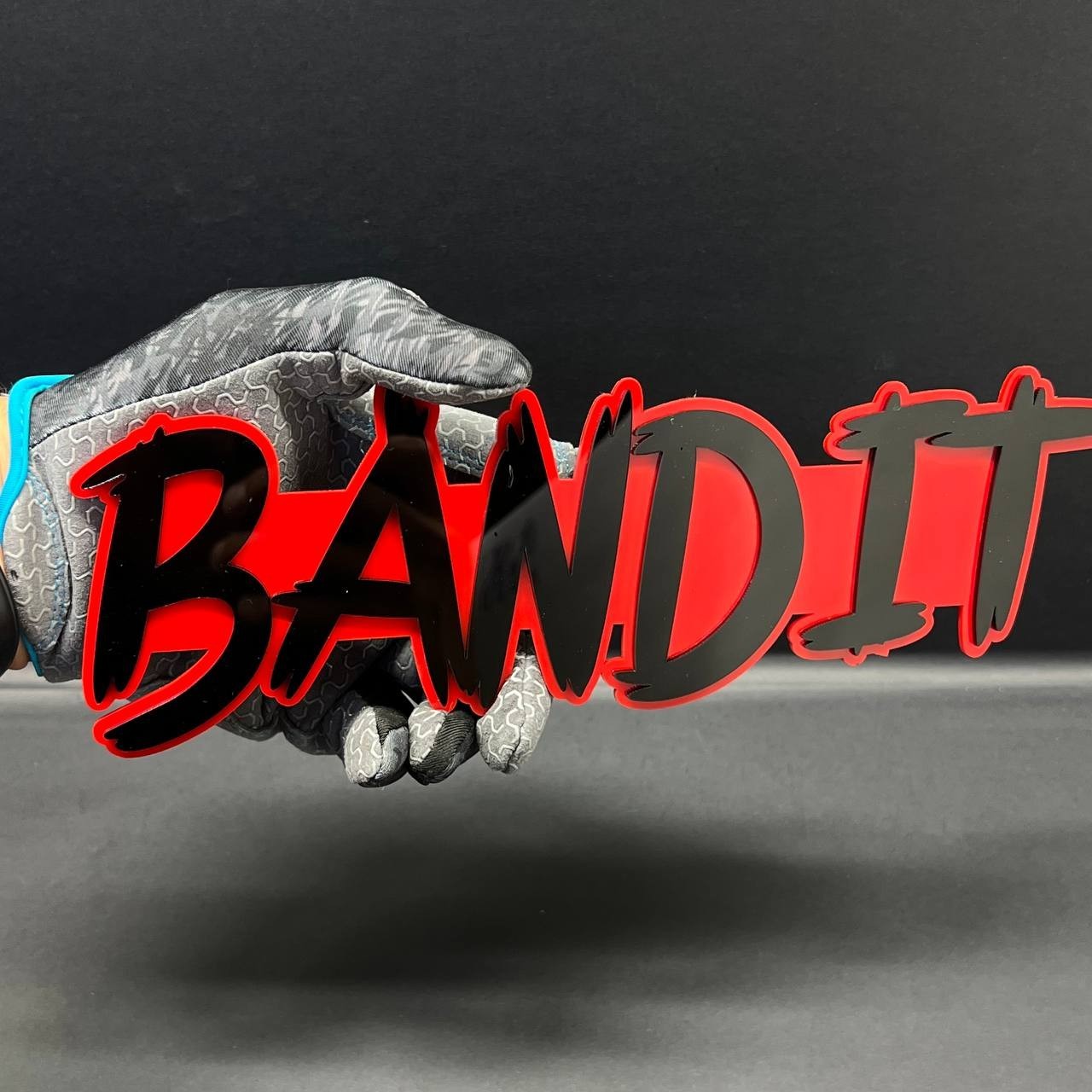 1pcs BANDIT 3D Emblem – Custom Fender or Tailgate Badge for Car, SUV, or Truck
