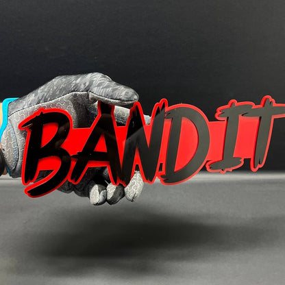 1pcs BANDIT 3D Emblem – Custom Fender or Tailgate Badge for Car, SUV, or Truck