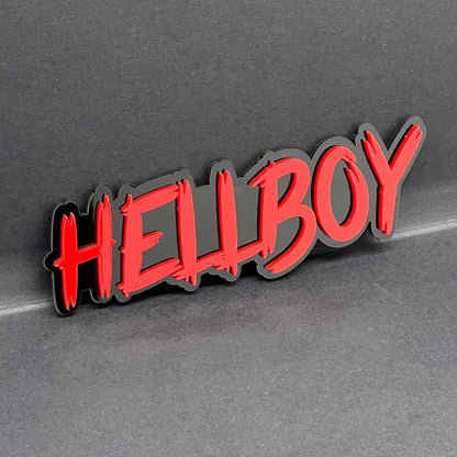 1PC HELLBOY 3D Emblem – Custom Fender or Tailgate Badge for Car, SUV, or Truck
