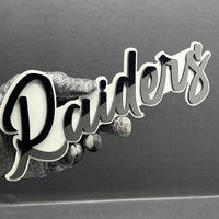 1PC Raiders Emblem – 3D Multicolor Acrylic Car Fender & Tailgate Badge