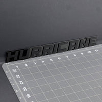 1PC HURRICANE 3D Multicolor Acrylic Emblem Badge for Car SUV or Truck