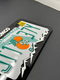 BRONCO Custom LICENSE PLATE FRAME COLOR CHOICE -HIKING-MOUNTAINS-CAMPING