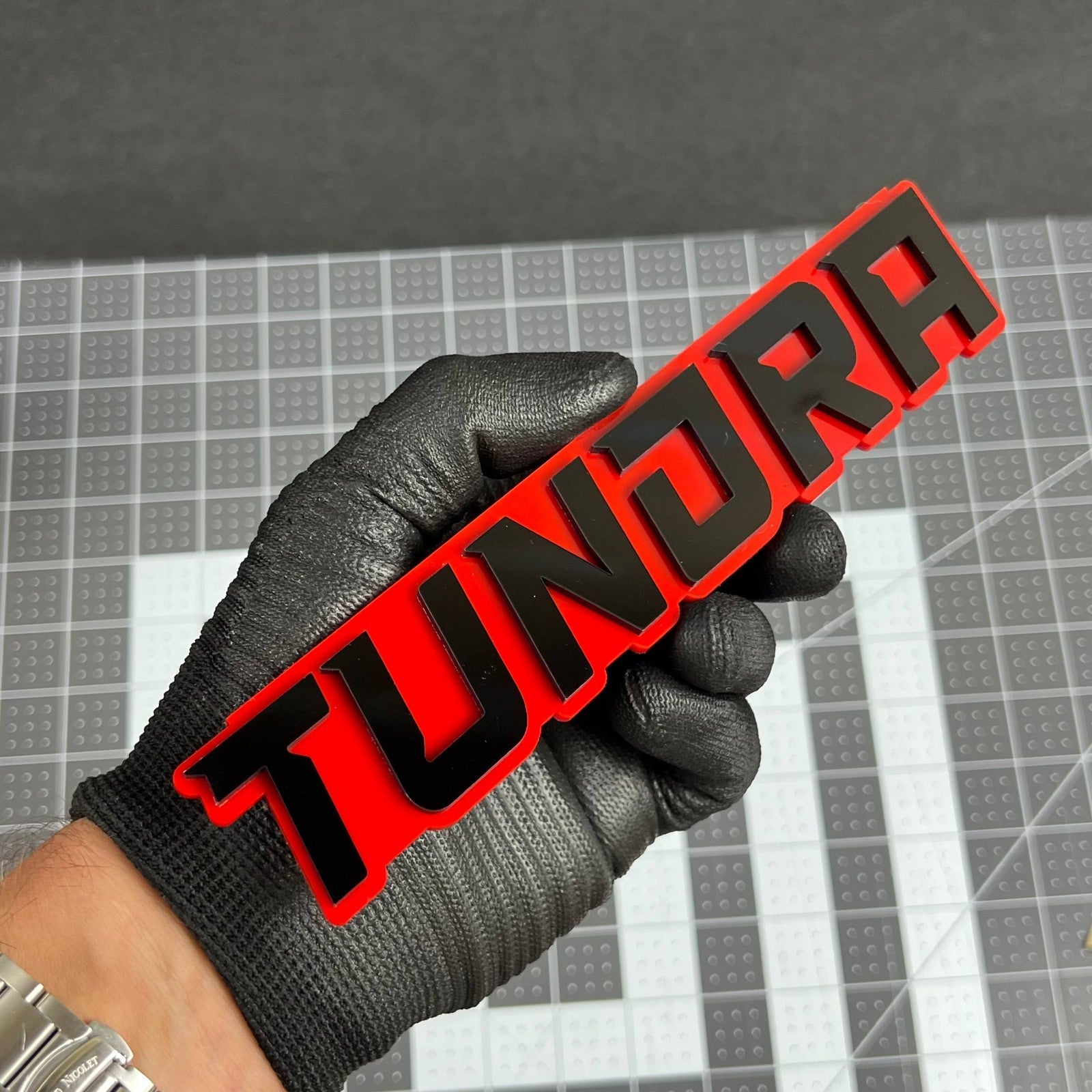 1PC TUNDRA Emblem – Multicolor 3D Acrylic Car & Truck Fender Badge