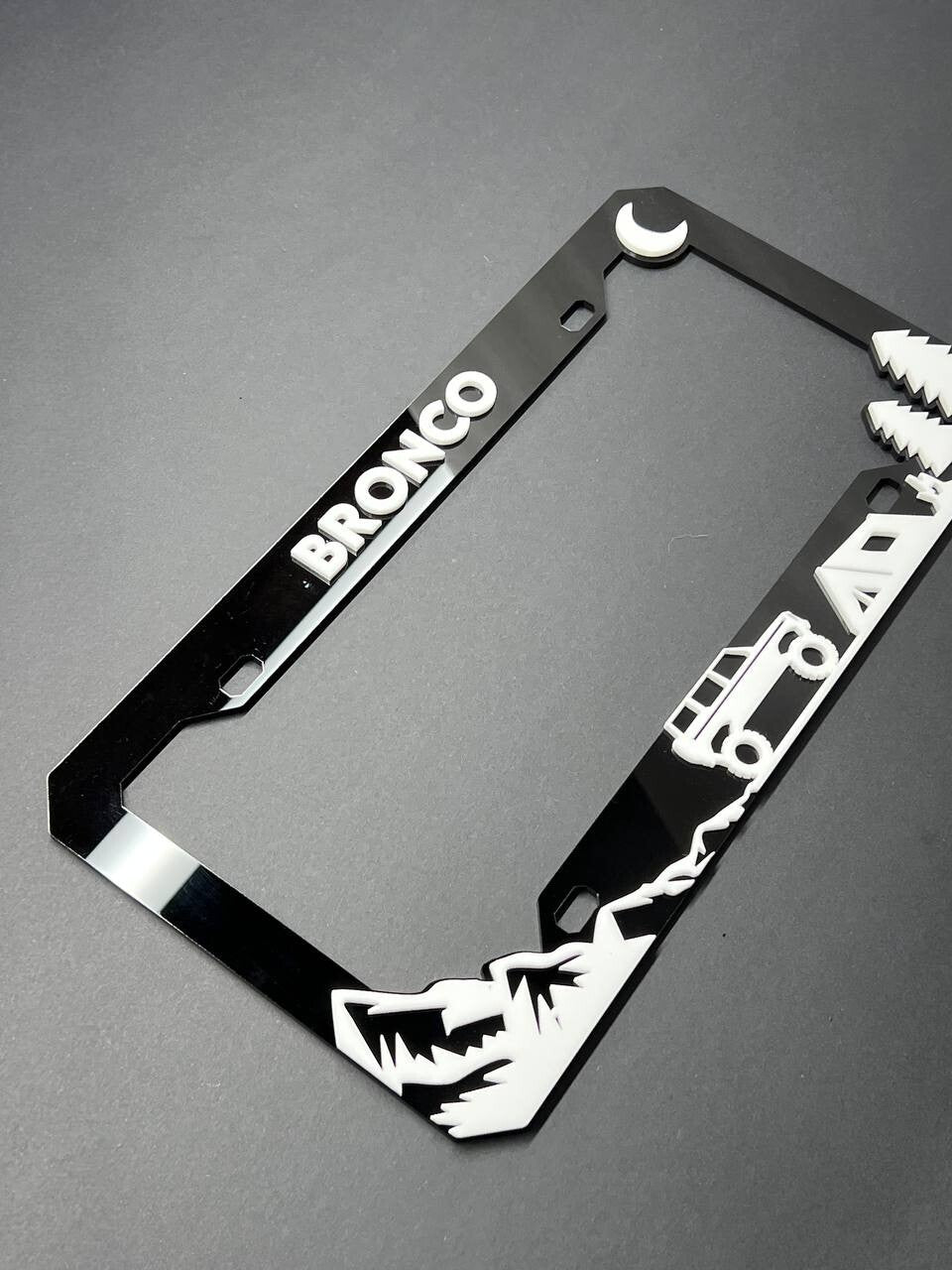 BRONCO Custom LICENSE PLATE FRAME COLOR CHOICE