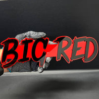 1PC BIG RED Emblem Multicolor Custom Badge Sticker for Car SUV TRUCK