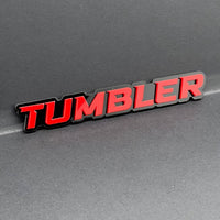 1PC TUMBLER Emblem – 3D Acrylic Tailgate Badge Decal for Car, Truck, SUV