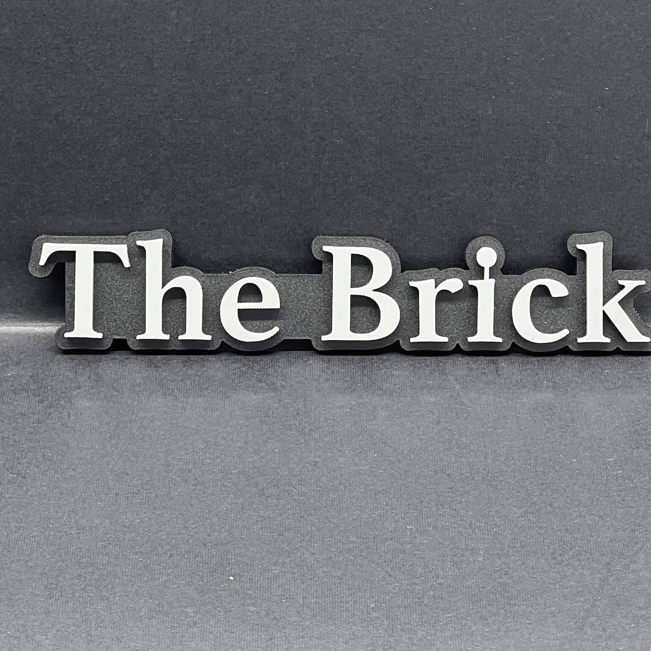 1PC The Brick Emblem – 3D Multicolor Acrylic Car & SUV Fender Badge
