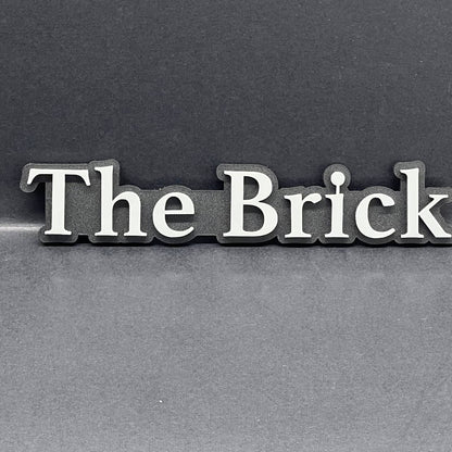 1PC The Brick Emblem – 3D Multicolor Acrylic Car & SUV Fender Badge