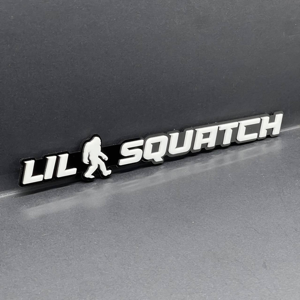 1pc LIL SQUATCH 3D Emblem – Custom Multicolor Acrylic Badge for Car, Truck & SUV