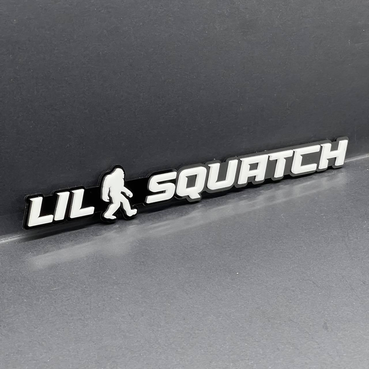 1pc LIL SQUATCH 3D Emblem – Custom Multicolor Acrylic Badge for Car, Truck & SUV