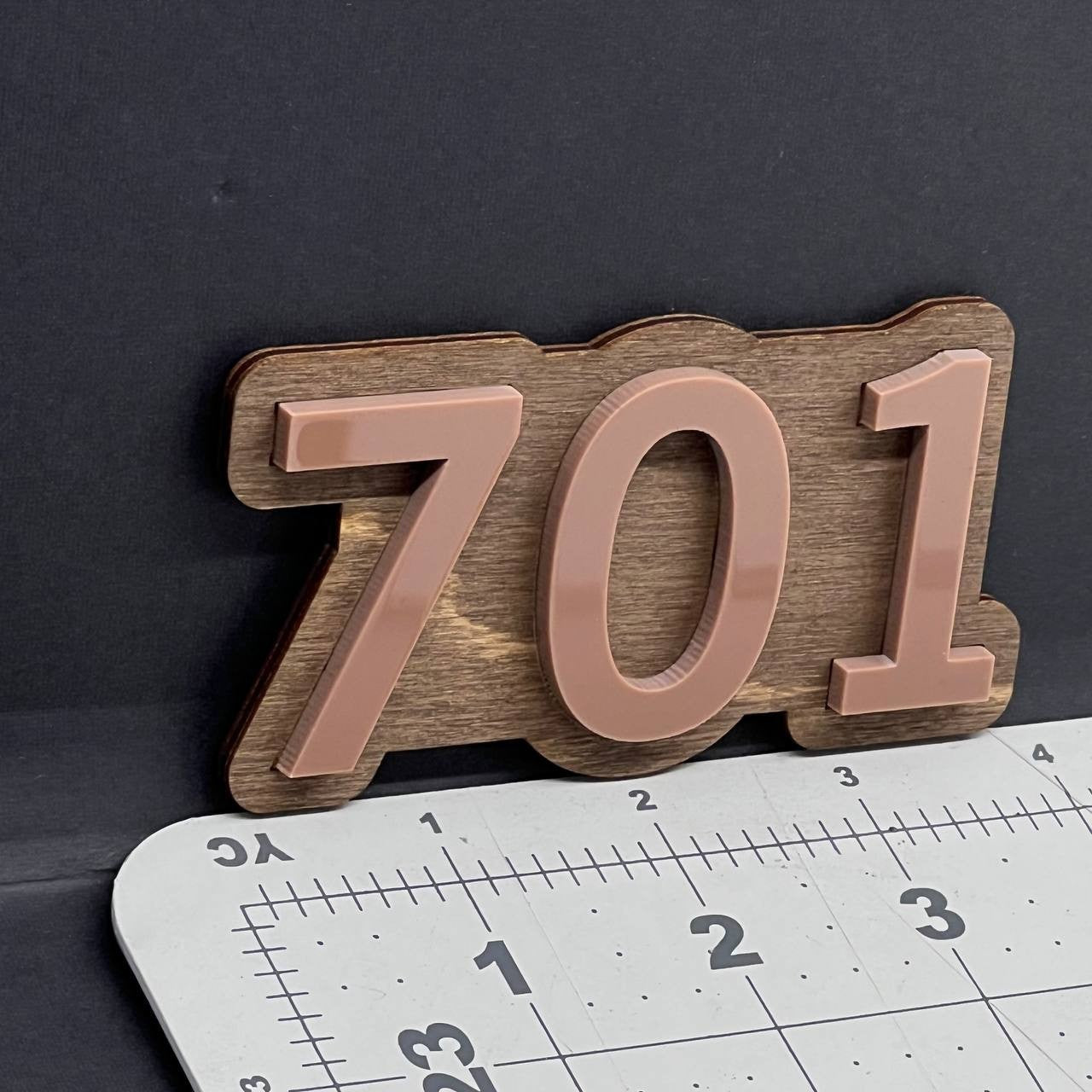 Custom Door Sign Numbers – 3D House Address Plaque Acrylic Home Number Sign