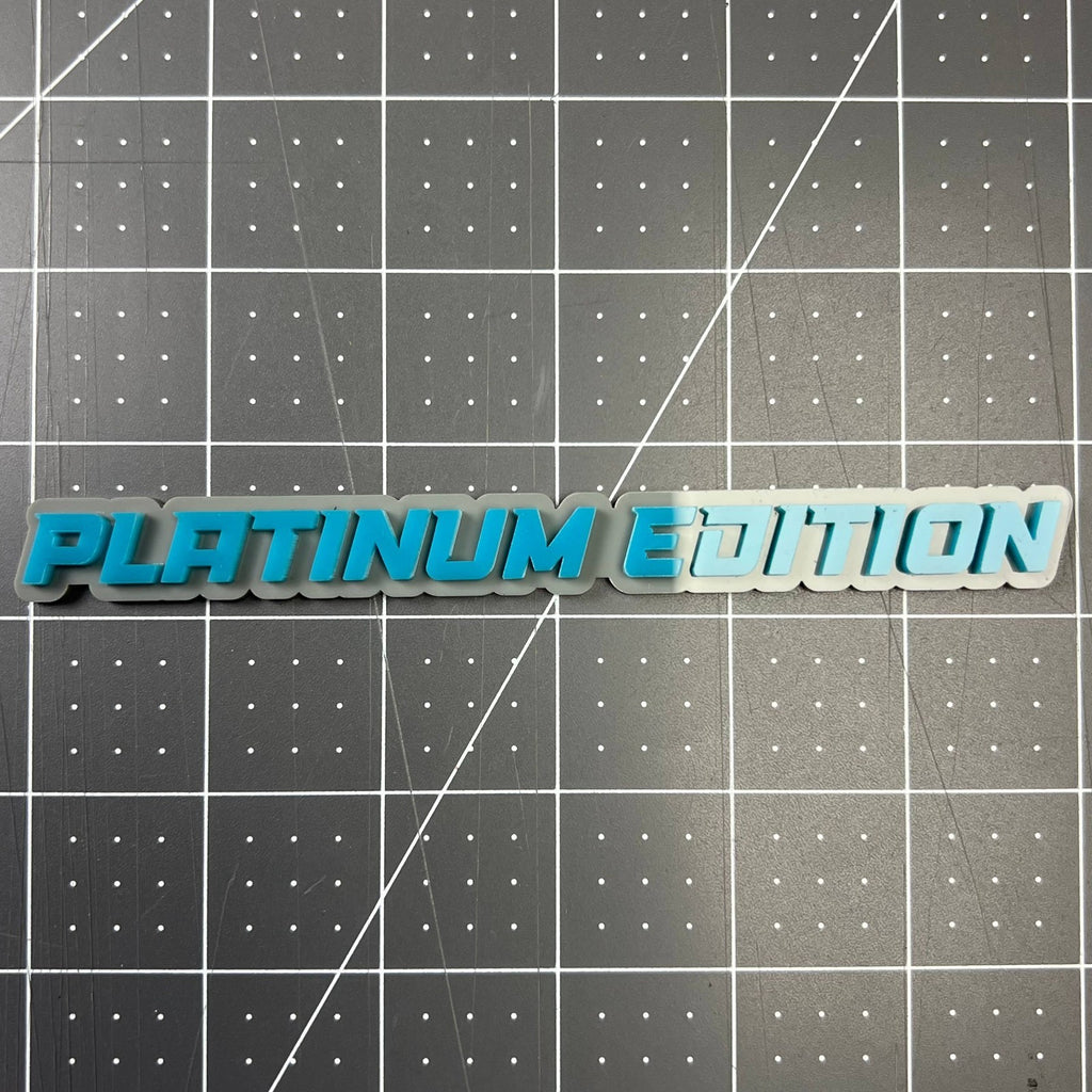 1PC PLATINUM EDITION 3D Emblem – Ford Truck SUV Fender Badge Decal