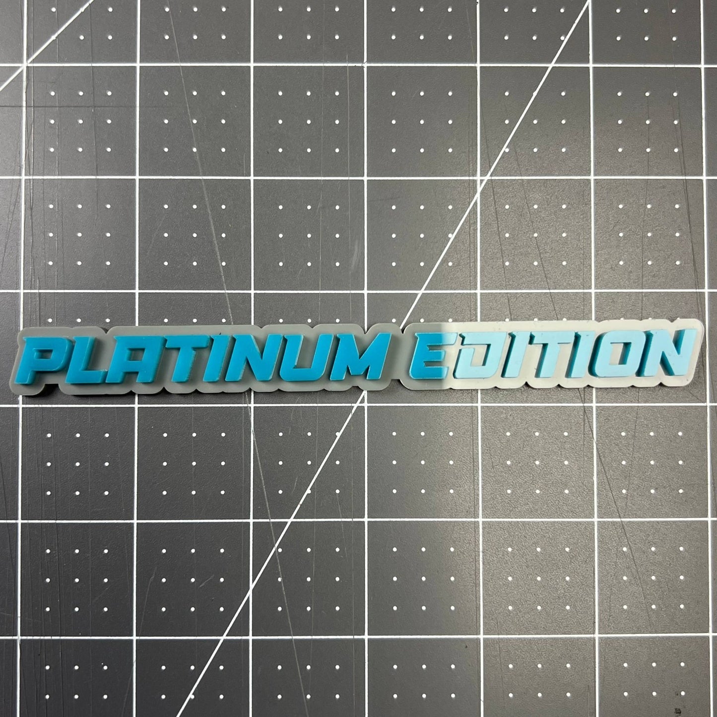 1PC PLATINUM EDITION 3D Emblem – Ford Truck SUV Fender Badge Decal