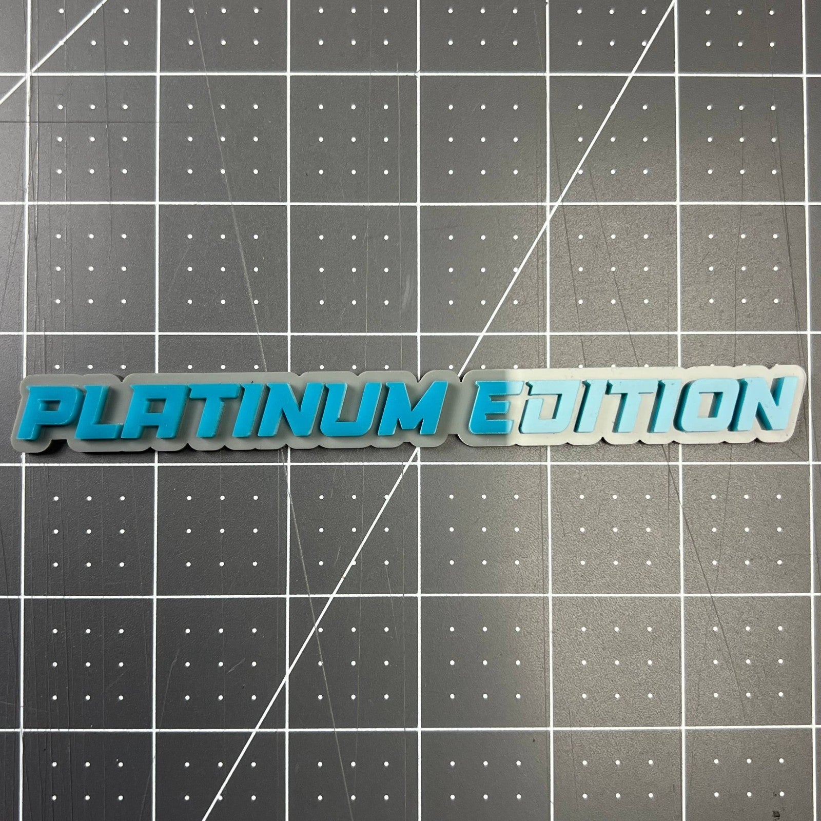 1PC PLATINUM EDITION 3D Emblem – Ford Truck SUV Fender Badge Decal
