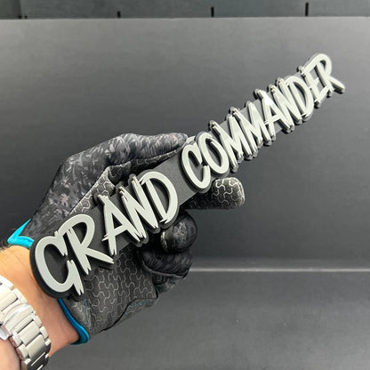1PC GRAND COMMANDER 3D Emblem – Multicolor Acrylic Tailgate & Fender Badge