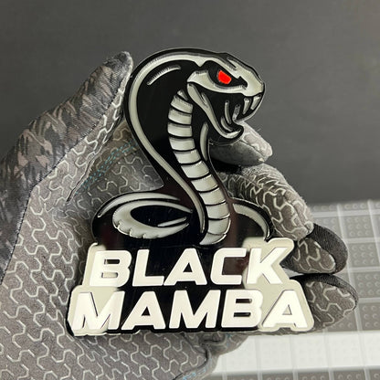 BLACK MAMBA 3D Emblem – Custom Acrylic Tailgate Badge for Ford Truck & SUV 1PC