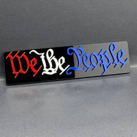 1PC We The People 3D Emblem – Patriotic Badge Logo for Car, Truck, or SUV