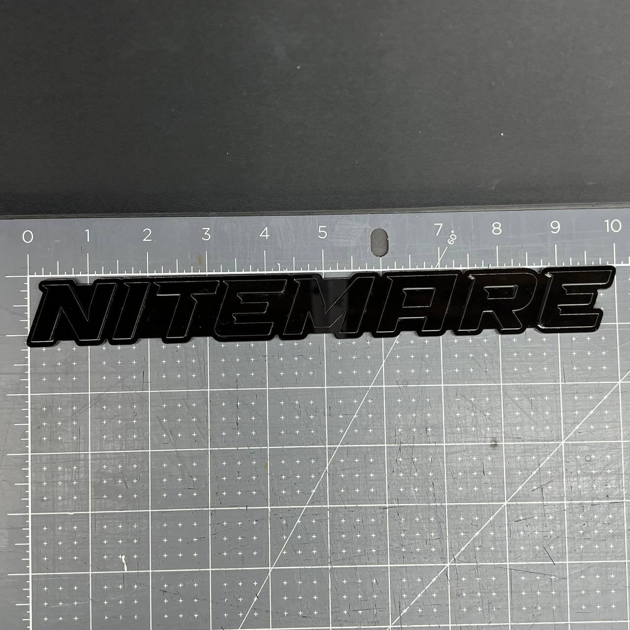 1PC NITEMARE Black 3D Emblem Custom Badge Sticker for Car SUV TRUCK