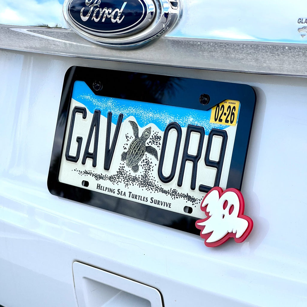 Ghost License Frame  Plate - Frame COLOR CHOICE