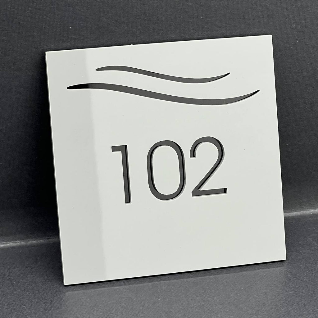 Personalised House Address Plaque – Door Number Sign Custom Made
