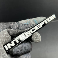 1PC INTERCEPTOR Emblem Custom Fender or Tailgate Badge for Car, SUV, or Truck
