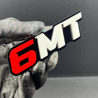 6MT 3D Emblem – Custom Multicolor Acrylic Car Exterior Badge (1PC)
