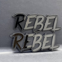 1PC REBEL 3D Emblem Custom Badge Sticker for Car SUV TRUCK