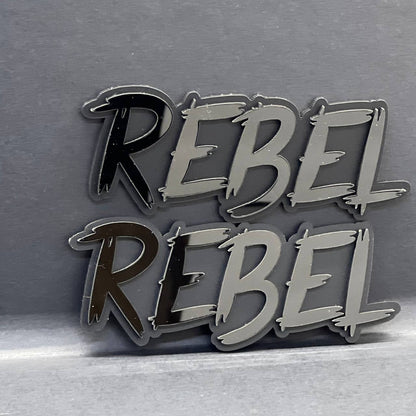 1PC REBEL 3D Emblem Custom Badge Sticker for Car SUV TRUCK