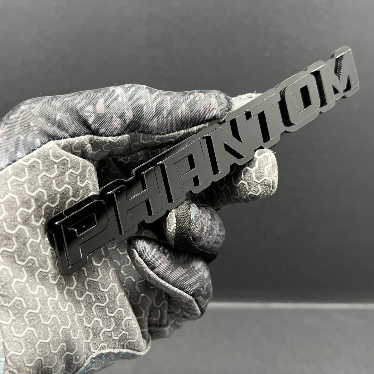 1PC PHANTOM Badge – 3D Multicolor Acrylic Car Truck SUV Fender & Tailgate Emblem