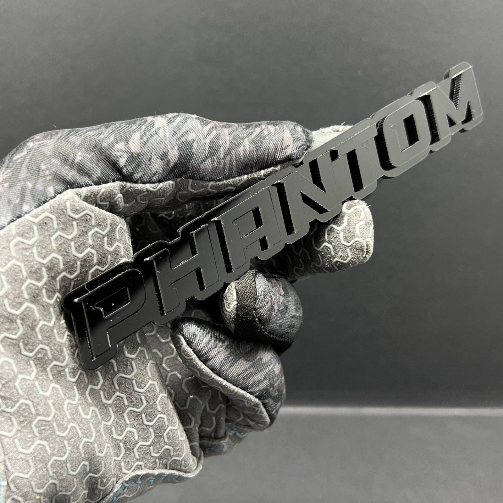 1PC PHANTOM Badge – 3D Multicolor Acrylic Car Truck SUV Fender & Tailgate Emblem