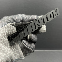 1PC PHANTOM Badge – 3D Multicolor Acrylic Car Truck SUV Fender & Tailgate Emblem