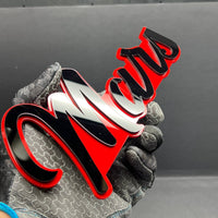 1PC MARS Emblem – 3D Multicolor Acrylic Car & SUV Fender Badge