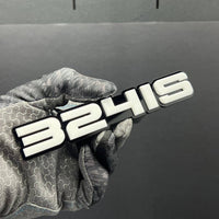 324IS Emblem – Multicolor 3D Acrylic Car, Truck & SUV Exterior Decal (1pcs)
