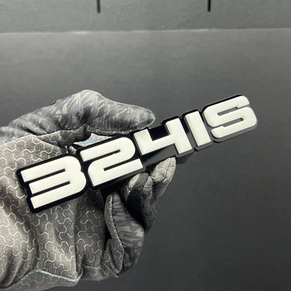 324IS Emblem – Multicolor 3D Acrylic Car, Truck & SUV Exterior Decal (1pcs)