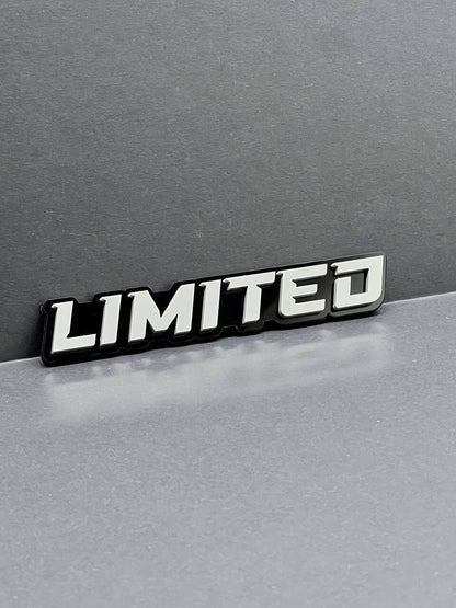 LIMITED Emblem Car/Truck, (2) BADGES, Fender Emblem  Agressive Raging