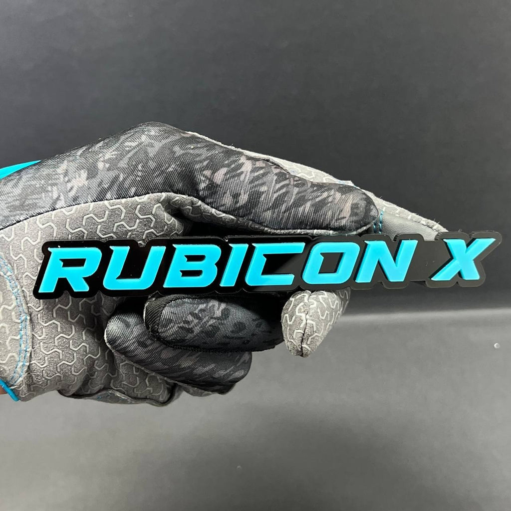 1PC Rubicon X Emblem – Fender Tailgate Badge Logo Decal