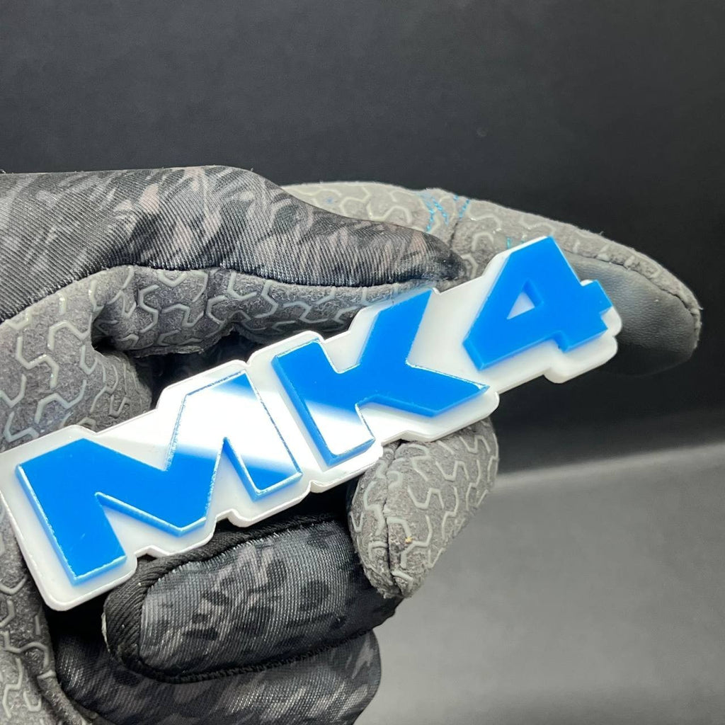 1PC MK4 Blue Emblem – Fender Tailgate Badge Logo Decal