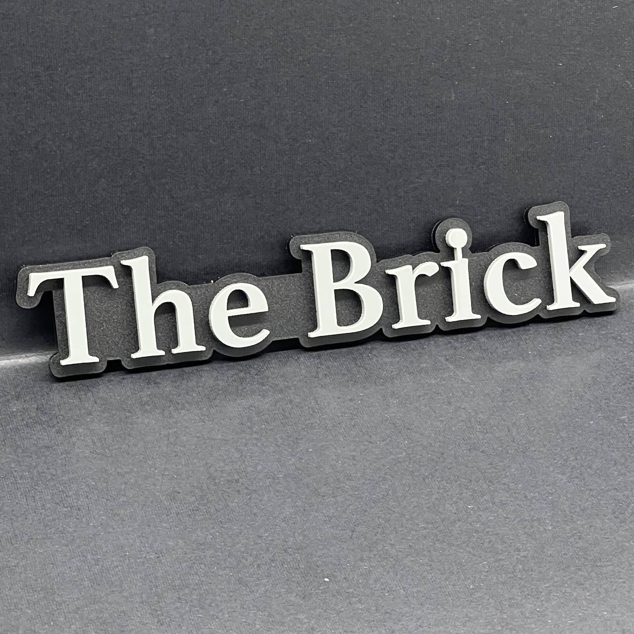 1PC The Brick Emblem – 3D Multicolor Acrylic Car & SUV Fender Badge