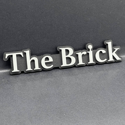 1PC The Brick Emblem – 3D Multicolor Acrylic Car & SUV Fender Badge
