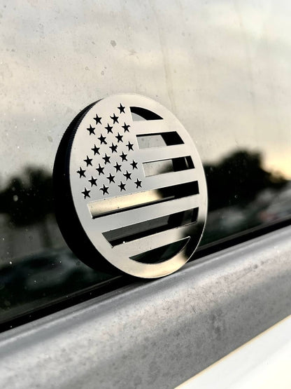 2pcs - American Flag 4x4 Fender Emblem Badge Jeep JK Wrangler XJ YJ TJ JL JT