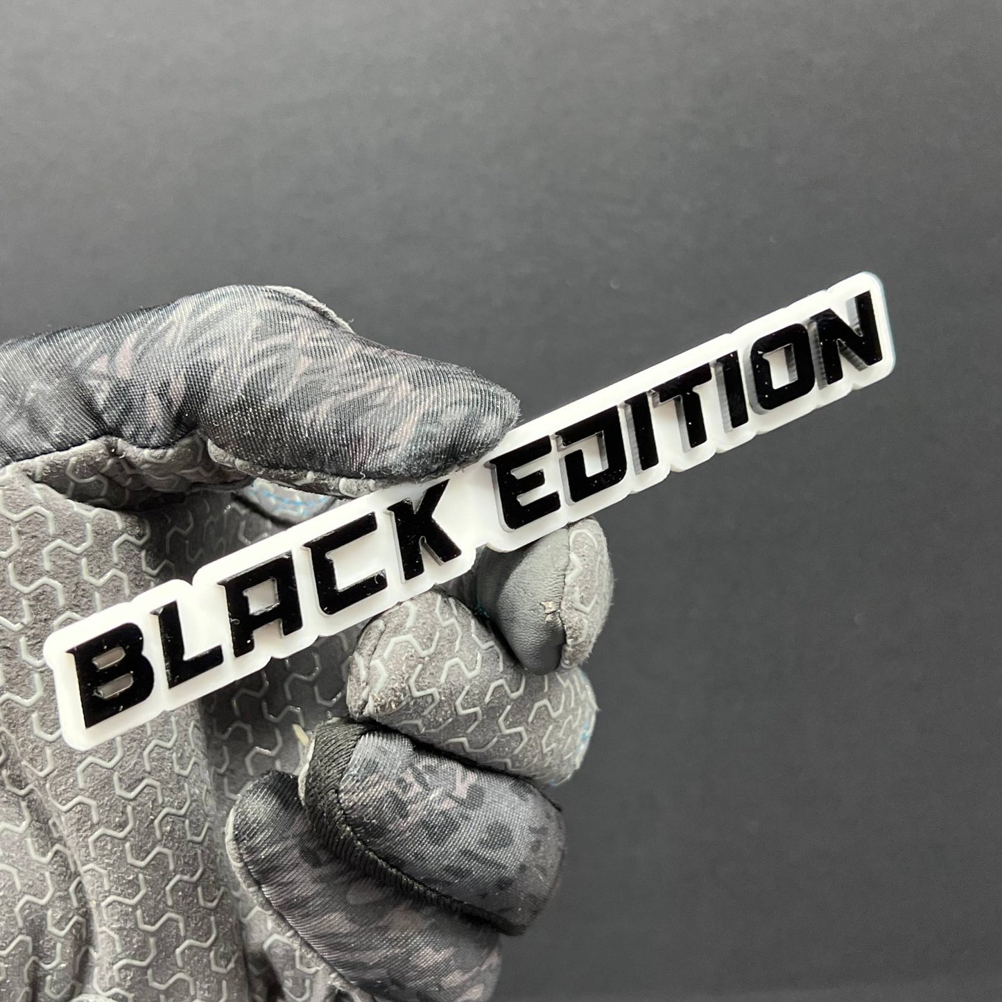 1PC Black Edition Emblem – Durable 3D Acrylic Car, Truck & SUV Badge