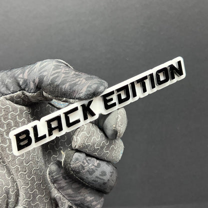 1PC Black Edition Emblem – Durable 3D Acrylic Car, Truck & SUV Badge